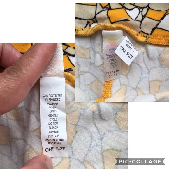 Lularoe Candy Corn Print Leggings - Picture 8 of 8